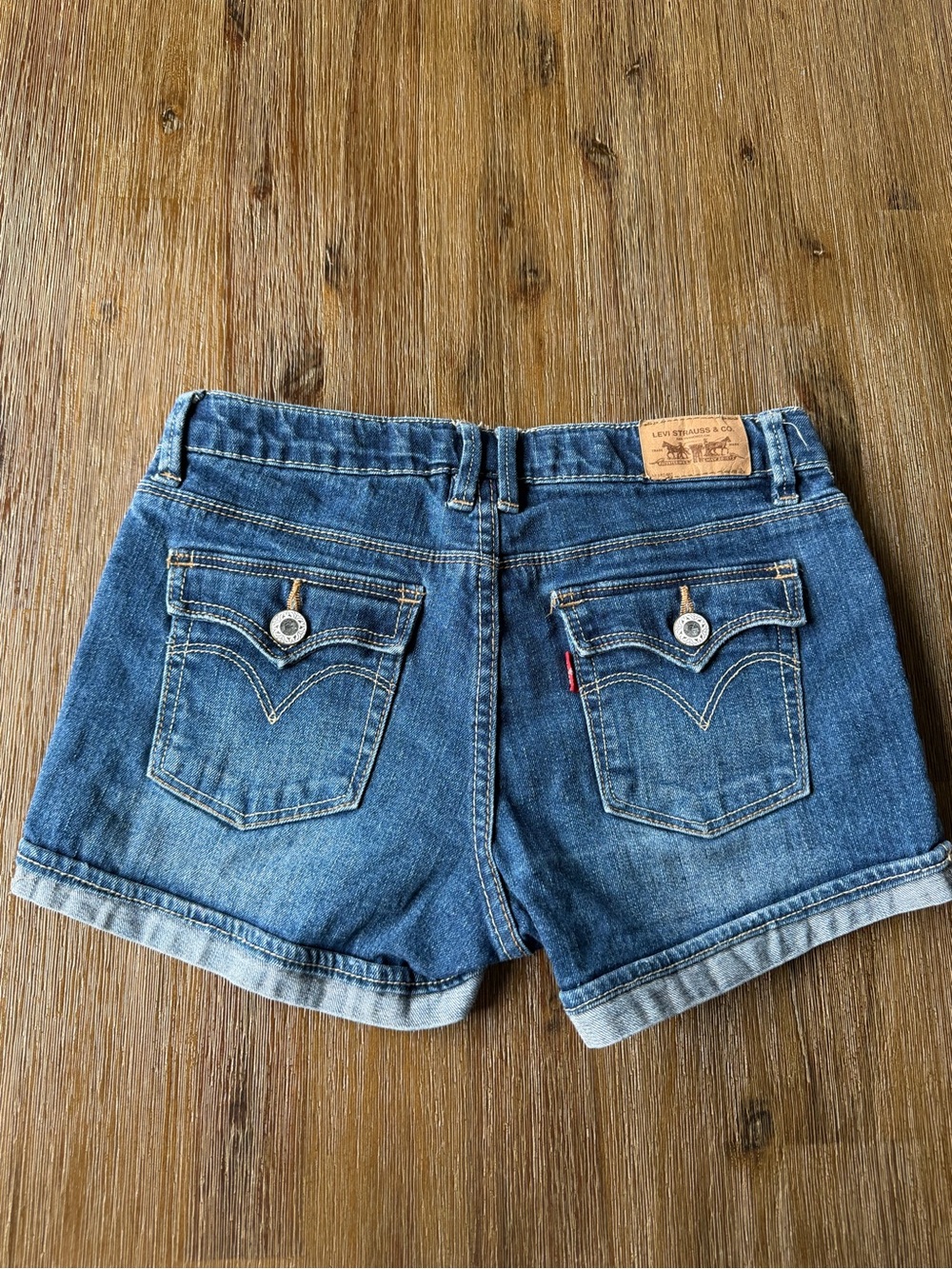 Levi's Girls Blue Denim Shorts size 14